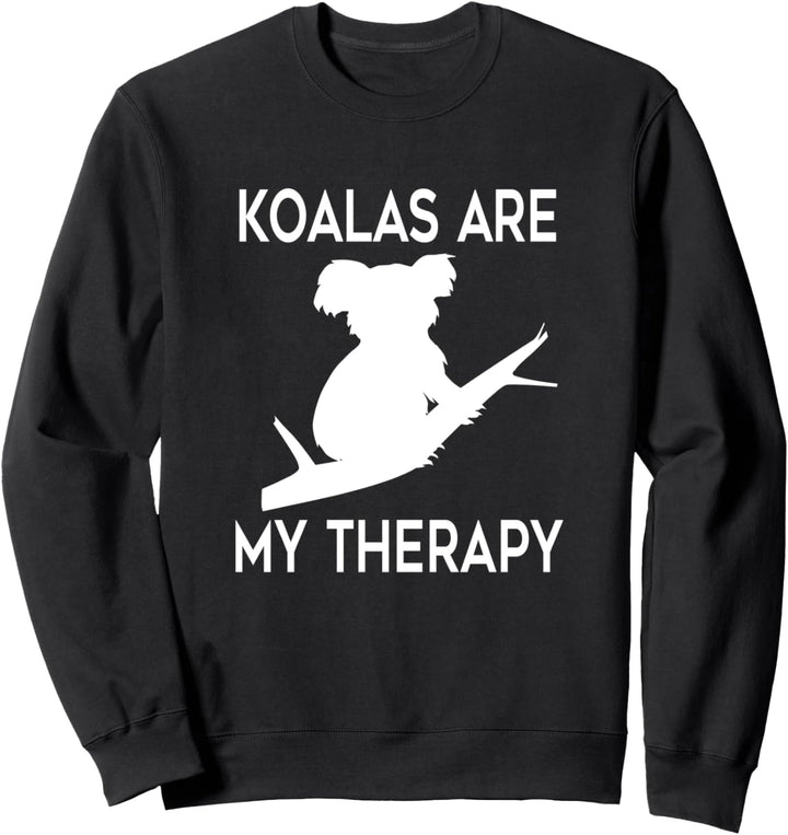 Koalas als Therapie Ironischer australischer Koala-Bär Sweatshirt