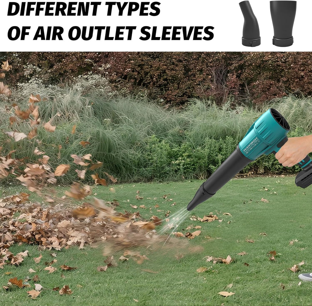 Akku-Gebläse Turbo, kompatibel mit Makita 18V Akkus, 32.000 U/Min bürstenloser Motor, 480MPH Luftges