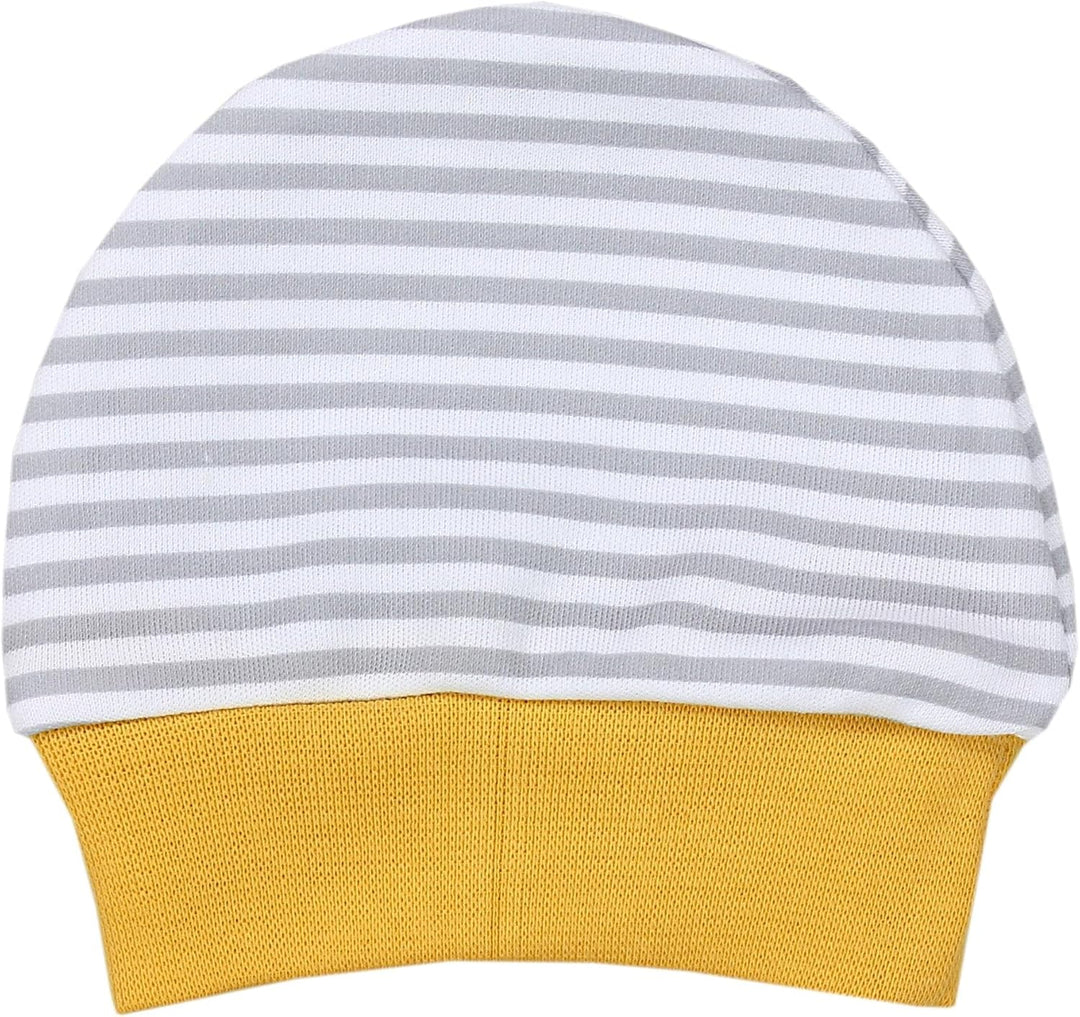 TupTam Baby Mädchen Jungen Bekleidungsset Langarmbody Hose Mütze mit Aufdruck Spruch 3 teilig 68 Gra