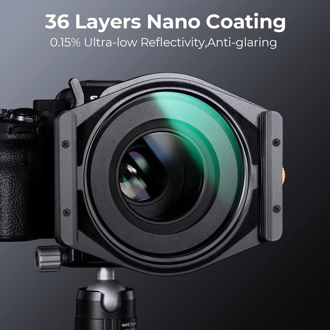 K&F Concept Nano X-PRO Serie 95mm Black Mist1/4 & Polfilter mit Aufbewahrungstasche für Rechteck-Fil