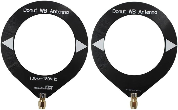 SPORTARC Donut AM MW/SW Antenne, tragbare Mini-Schlaufenantenne, 10 kHz-180 MHz für HFDY Malahiteam