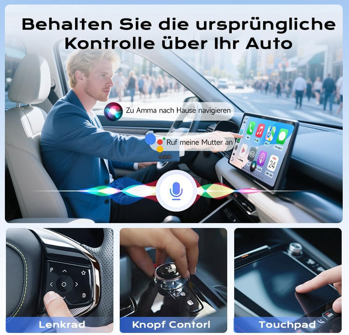 Carlinkit Mini Ultra Wireless CarPlay & Android Auto Adapter – Plug & Play-Dongle für iPhone & Andro