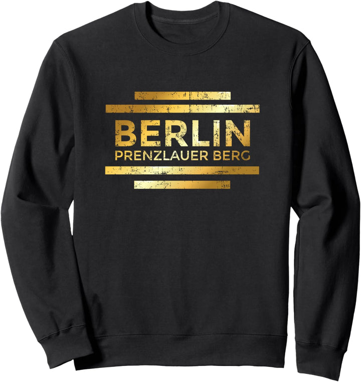 Prenzlauer Berg (Vintage Goldgelb) Berlin Sweatshirt