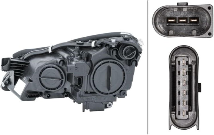 HELLA 1EL 008 821-021 Halogen-Hauptscheinwerfer - rechts - für u.a. Mercedes-Benz Cls (C219) Rechts