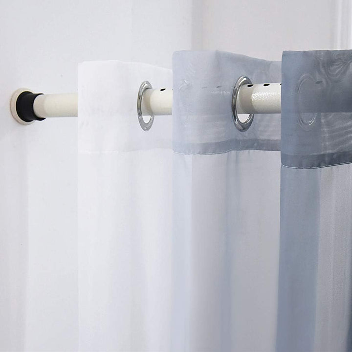 CURTAIN LAND Ausziehbare Duschvorhangstange ohne Bohren Vorhangstange Kleidung Teleskop Spannstange