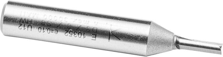 ENT 10352 Nutfräser VHW, Schaft (S) 8 mm, Durchmesser (D) 3 mm, NL 8 mm, SL 32 mm, GL 45 mm, mit Vol