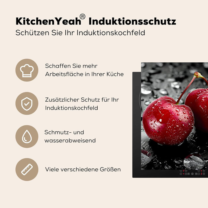 Herdabdeckplatte 81.6x52.7 cm Einteilig Herdabdeckung Abdeckplatte für Ceranfeld Abdeckung Induktion