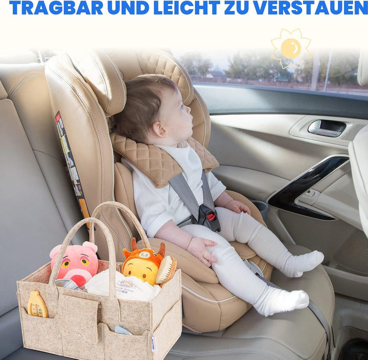 Maliton Baby-Windel-Organizer, Windelhalter, Organizer für Wickeltisch, Kinderzimmer-Aufbewahrungsko