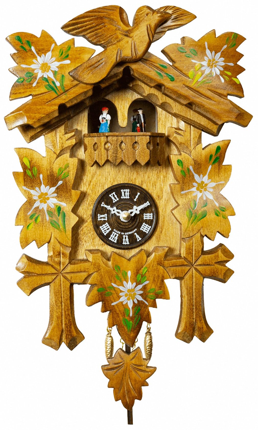 Schwarzwalduhr, drehende Tänzer TU 268 PQ