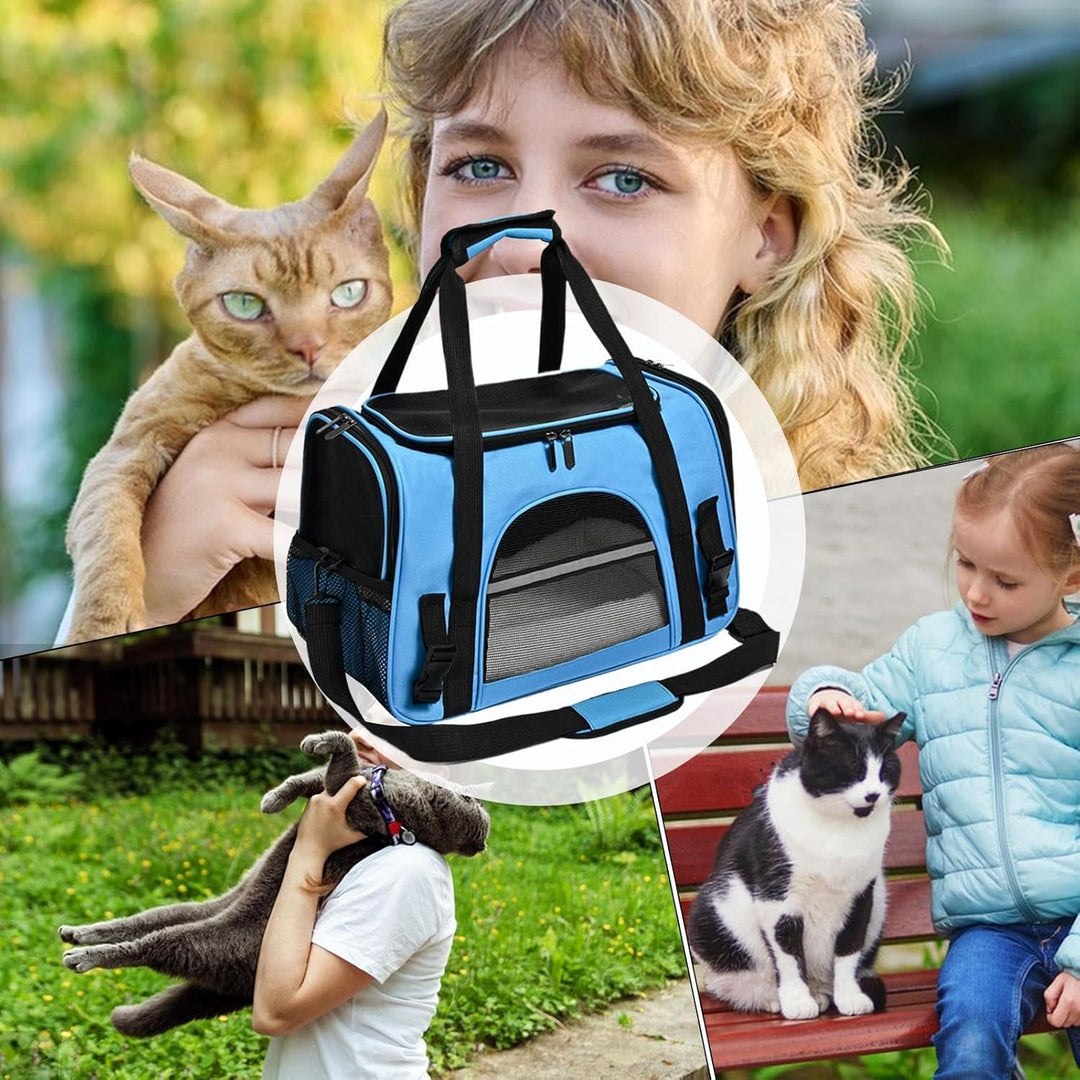 Kleine Hundetragetasche, Katzen-Reisetasche, tragbare Haustier-Tragetasche, atmungsaktive Haustier-T