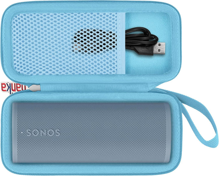 Khanka Hartschalen-Reiseetui Ersatz für Sonos Roam Bluetooth-Lautsprecher Blau, Blau