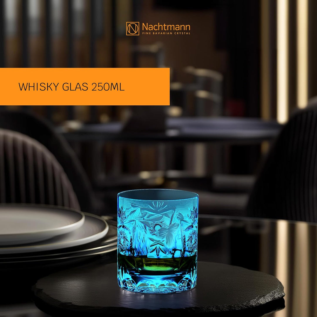 Spiegelau & Nachtmann Whiskeyglas, Glas, Hellblau, 9 cm, Hellblau