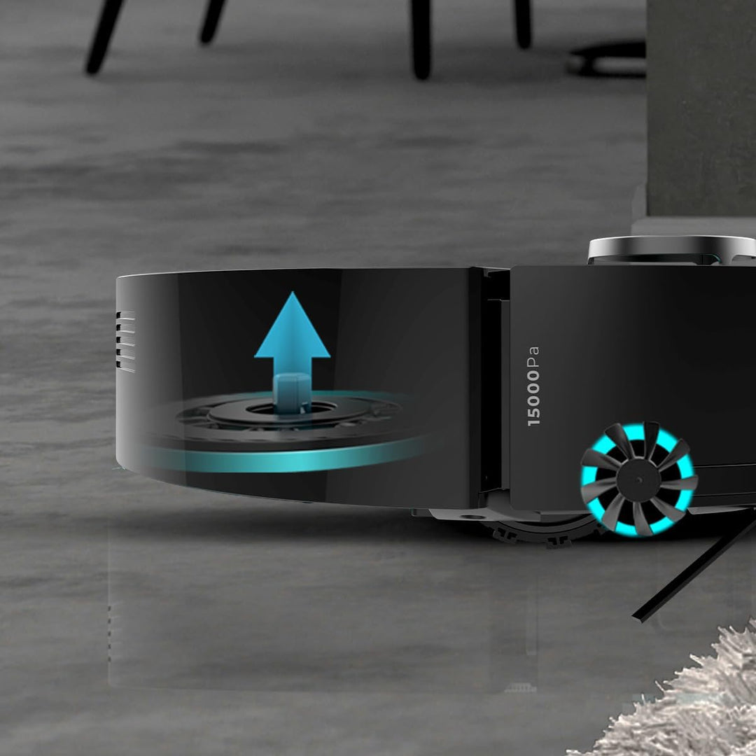 Cecotec Saugroboter und Wischroboter mit Selbstentleerungsstation und App Conga X50 X-Treme. Laserna