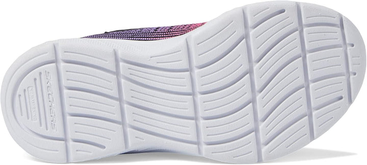 Skechers 303610l Bklv Mädchen Sportschuhe 27 EU Black Synthetic Lavender Trim, 27 EU Black Synthetic