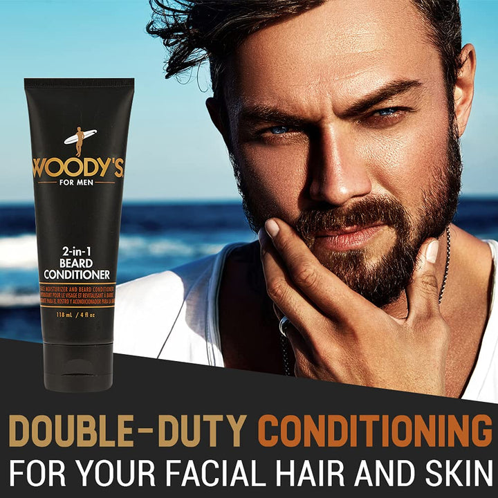 Woody's 2-in-1 Bart-Conditioner, 118 ml