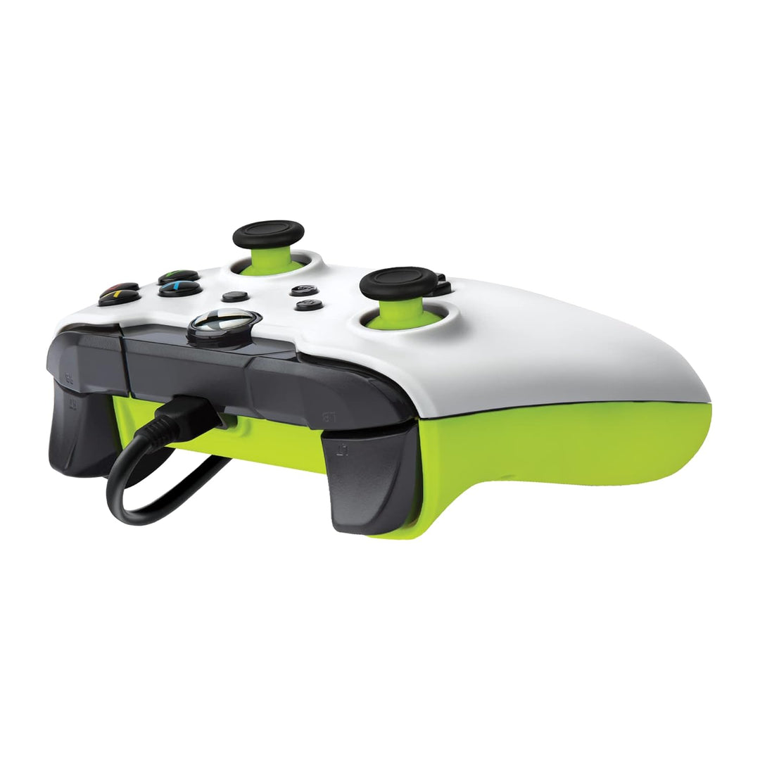 PDP verkabelt Controller Electric weiss für Xbox Series X|S, Gamepad, verkabelt Video Game Controlle