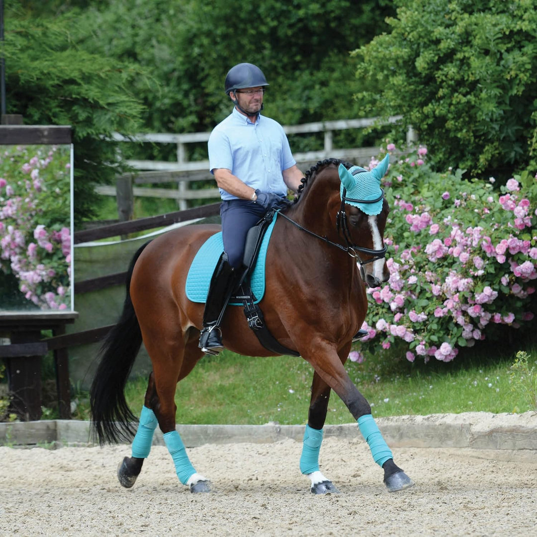 Weatherbeeta Prime Dressursattelauflage 1000745 - Kastanienbraun, Warmblut Black/Black