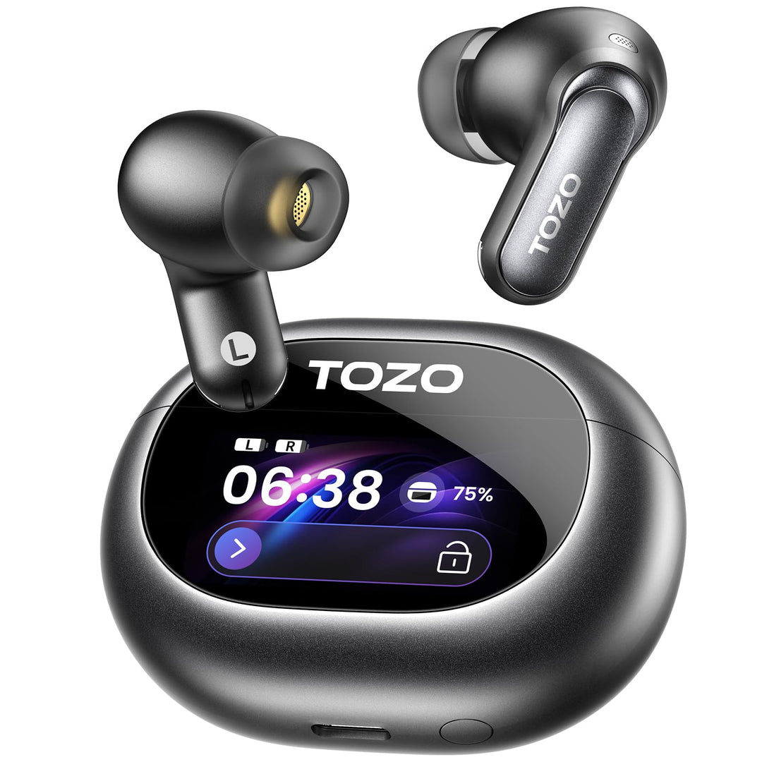 TOZO NC20 Pro Bluetooth Kopfhörer mit Geräuschunterdrückung,Active Noise Cancelling Kopfhörer mit Sm