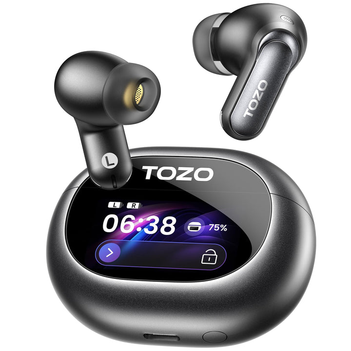 TOZO NC20 Pro Bluetooth Kopfhörer mit Geräuschunterdrückung,Active Noise Cancelling Kopfhörer mit Sm
