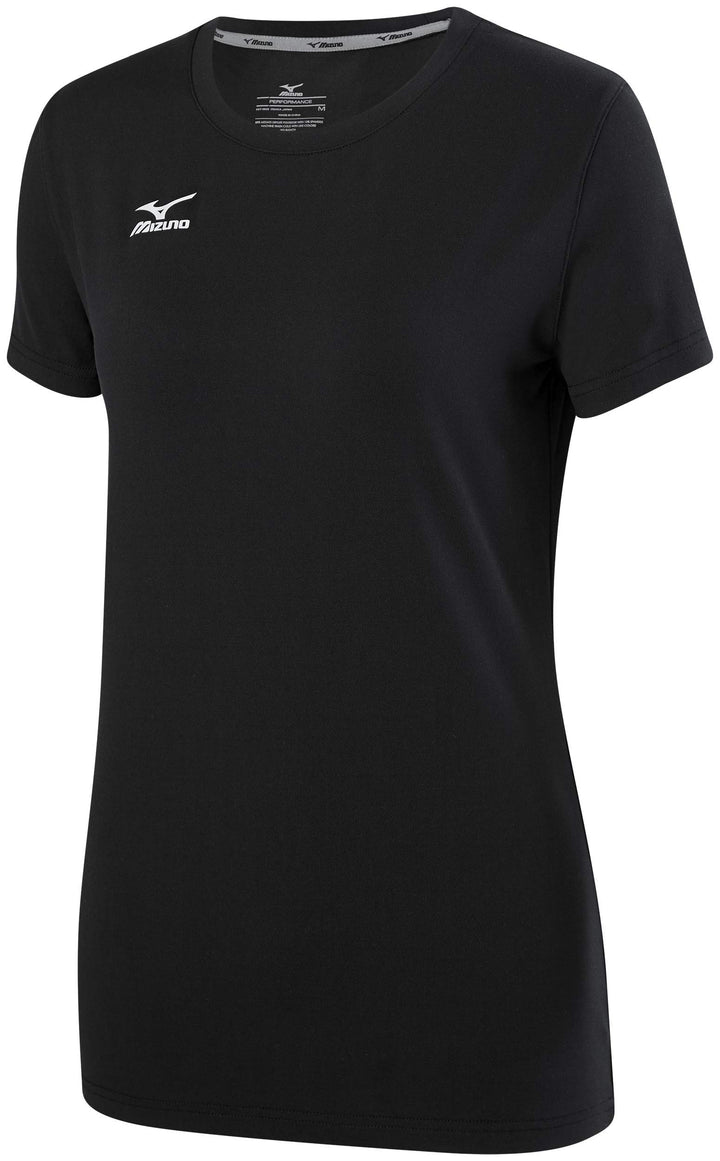 Mizuno Damen Volleyball 2.0 Attack Tee Shirt Womens XX-Small Schwarz, Womens XX-Small Schwarz