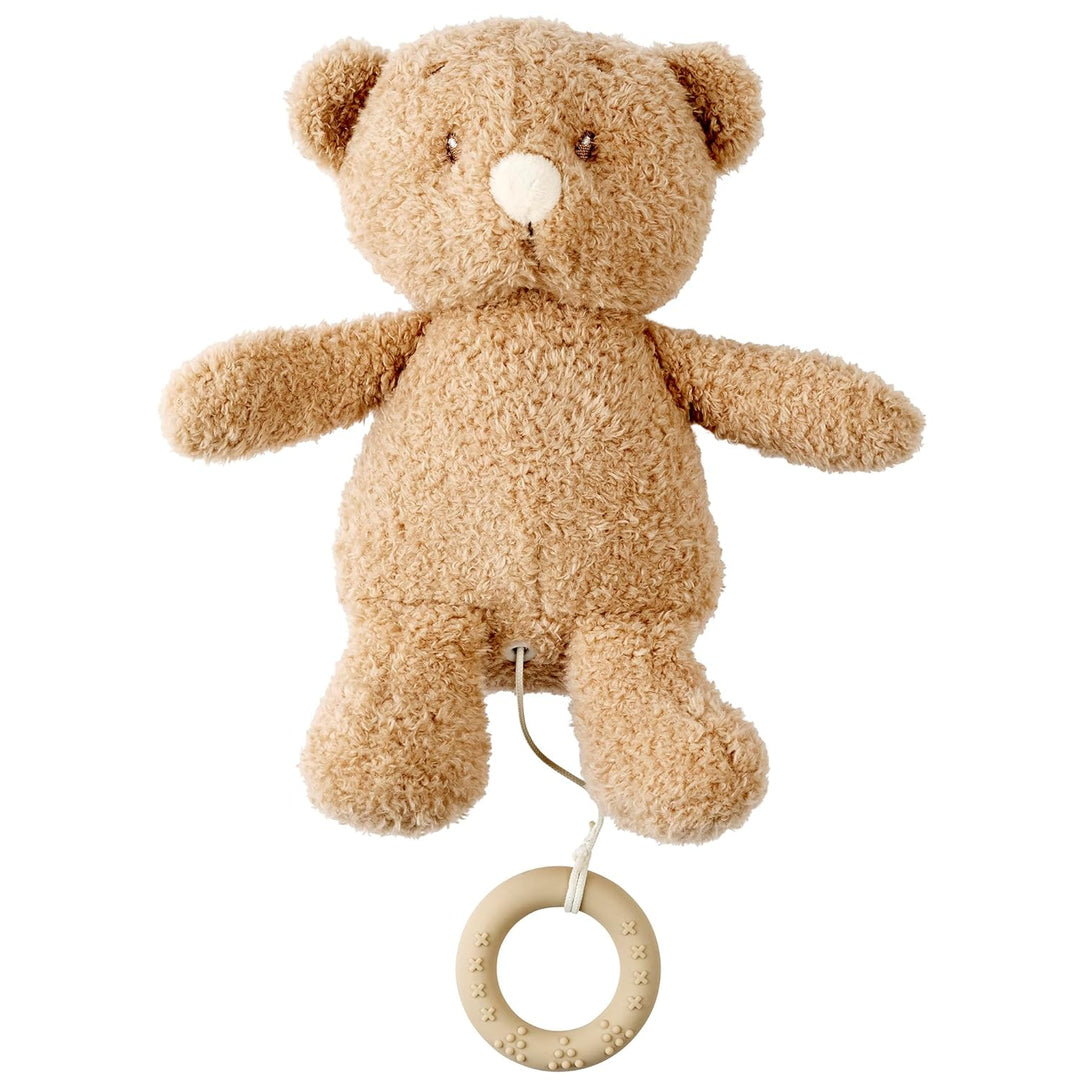 Nattou Spieluhr, Baby-Bär, Wiegelied «La-Le-Lu», Mit Ring, 100% Polyester, Teddy, Braun