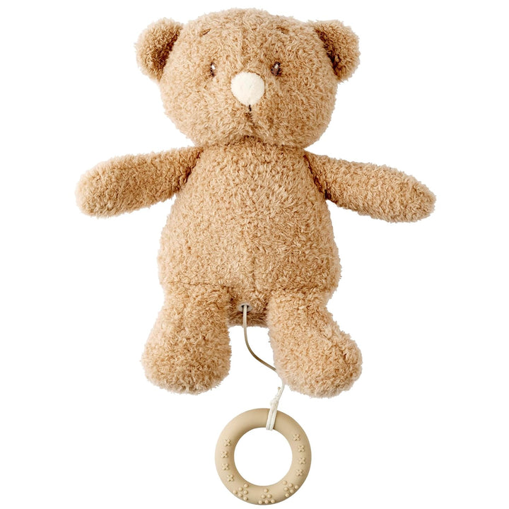 Nattou Spieluhr, Baby-Bär, Wiegelied «La-Le-Lu», Mit Ring, 100% Polyester, Teddy, Braun