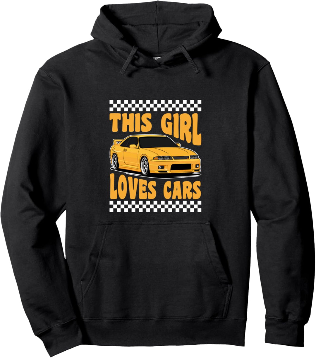 Dieses Mädchen liebt Autos - This Girl Loves Cars Car Girl Pullover Hoodie
