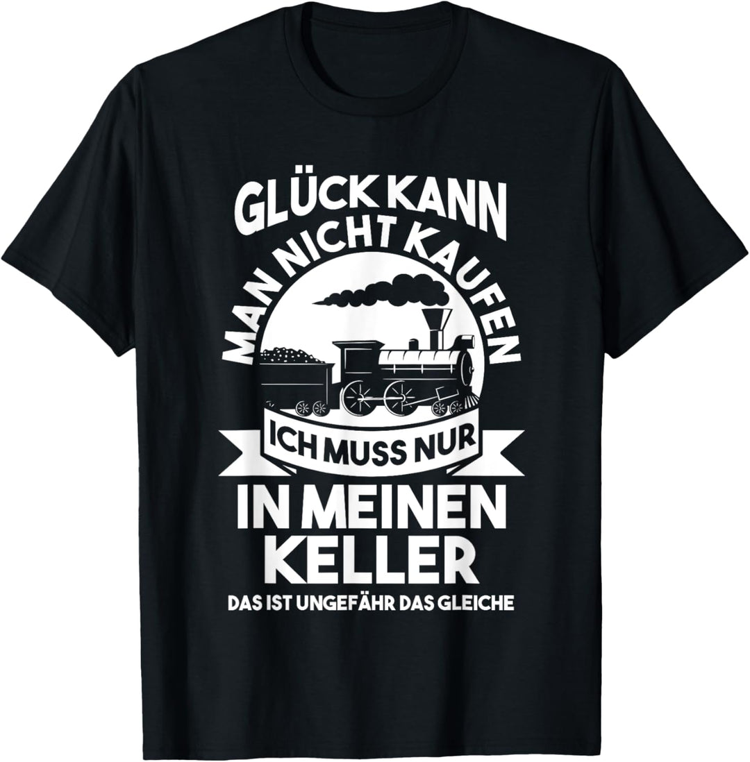 Modelleisenbahn Lokomotive Modellbau T-Shirt