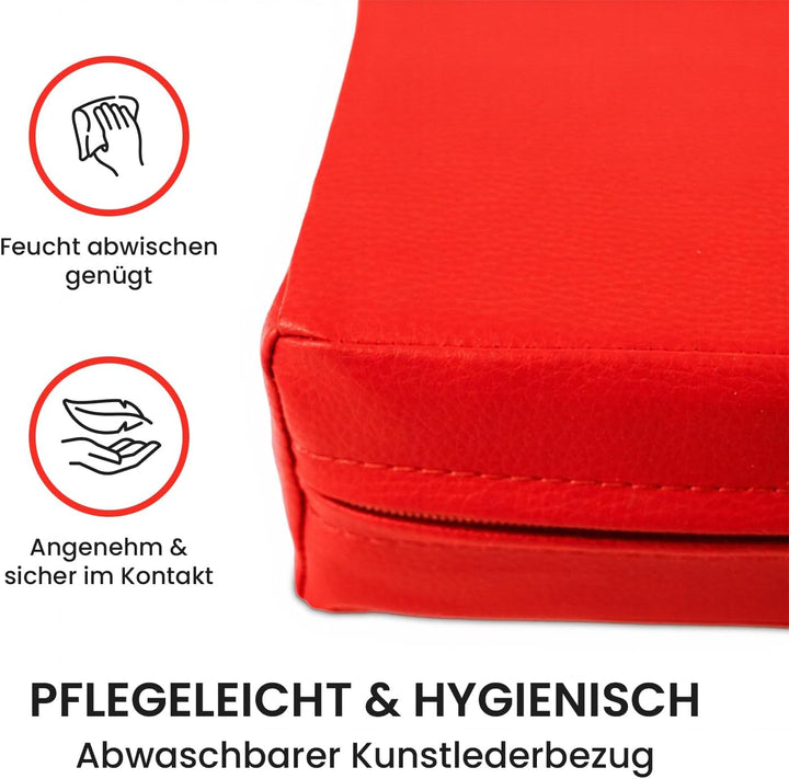 Jeflex - Weichbodenmatte & Turnmatte 200 x 100 x 8 cm MADE IN GERMANY/Gymnastikmatte tragbar/platzsp