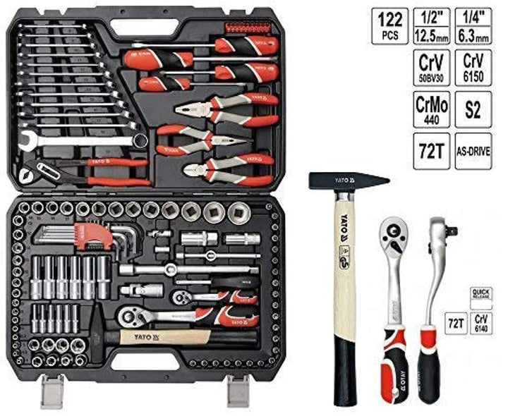 SOCKET SET 14 12 122PCS