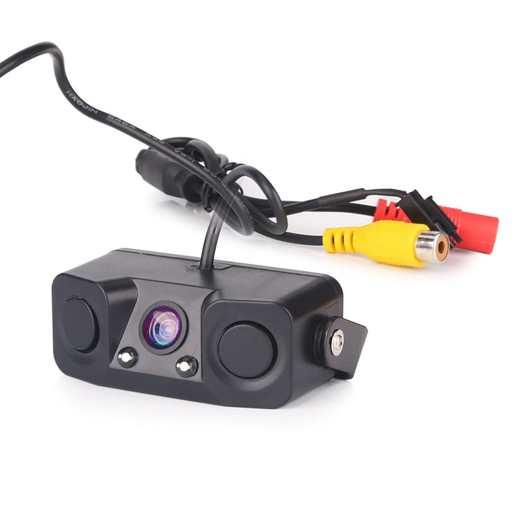 ERISIN AHD 1080P Rückfahrkamera mit Parksensor, Rückfahrkamera-Assistent für Autos, 150-Grad-Blickwi