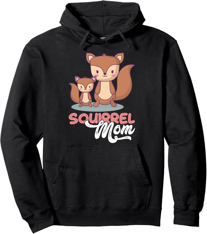 Nagetier Mama Muttertag Geschenk Eichhörnchen Pullover Hoodie