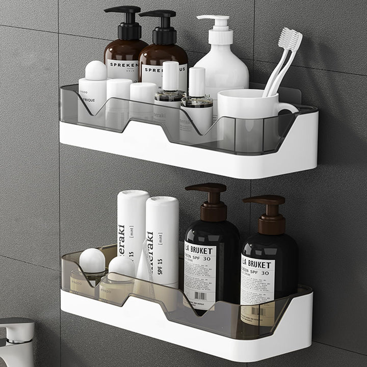 Duschregal Ohne Bohren,Badewannenablage aus Kunststoff,Moderner Badezimmer Regal,Duschregal zum Häng
