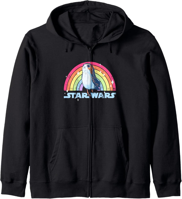 Star Wars Porg Rainbow Pride Kapuzenjacke