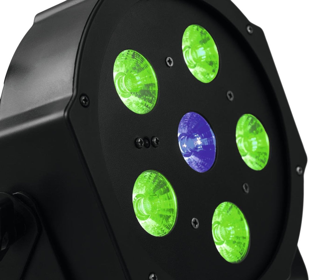 Eurolite LED SLS-603 TCL + UV Floor | Flacher Scheinwerfer mit 5 x 3-W-3in1-LED (RGB) & einer 3-W-UV