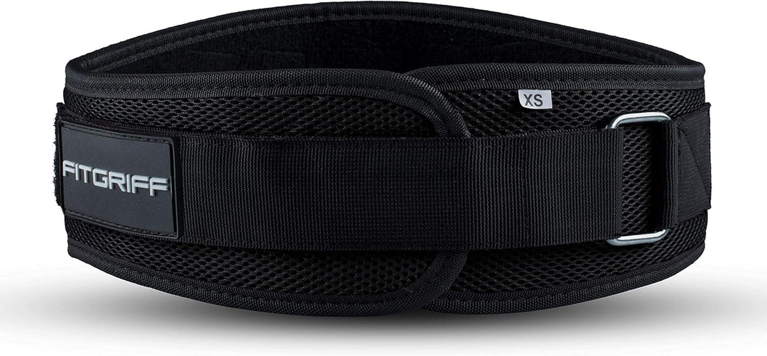 FITGRIFF® Gewichthebergürtel V1 - Fitness-Gürtel für Bodybuilding, Krafttraining, Gewichtheben - Tra