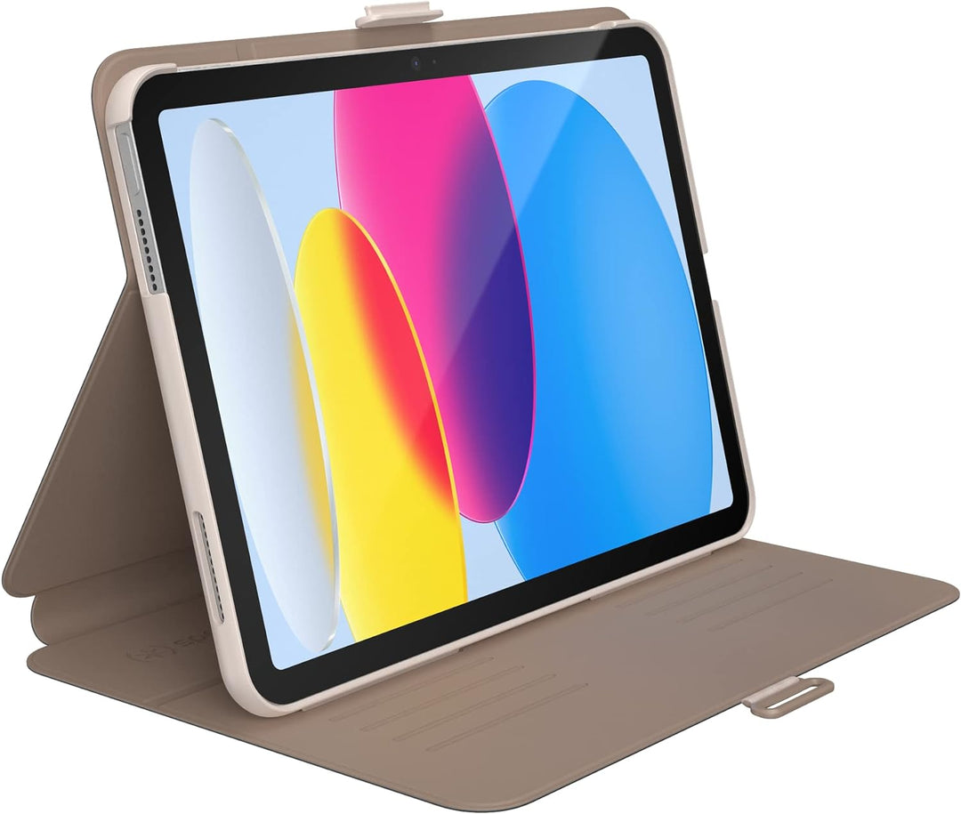 Speck iPad 10th Generation Case 2022 - Slim Multi Range Stand Hard Back Case - Apple Pencil Holder &