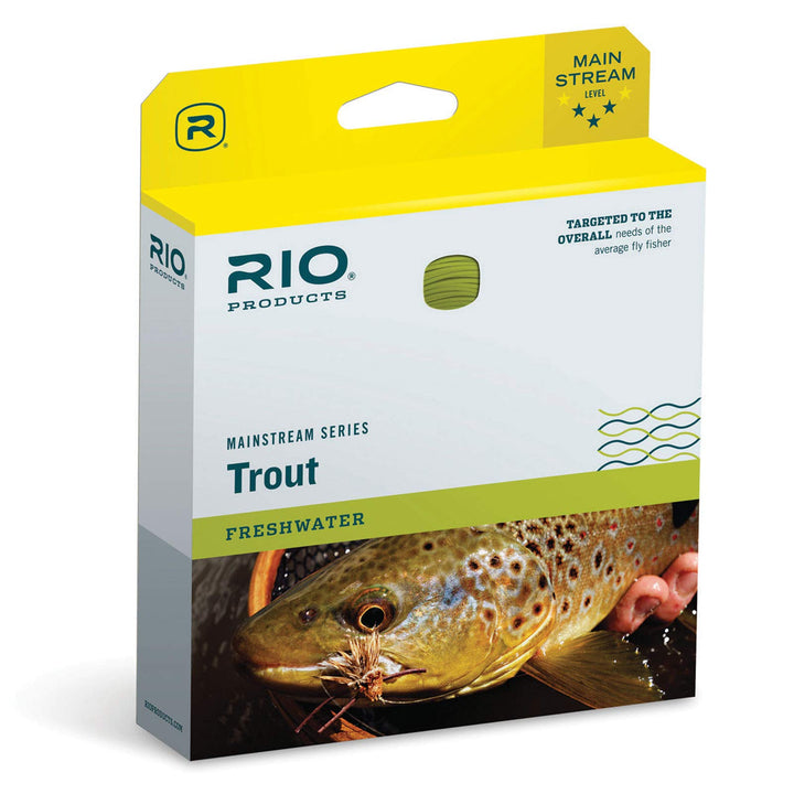 Rio Mainstream Trout Weight Forward Fly Line - Fly Fishing WF8F, WF8F