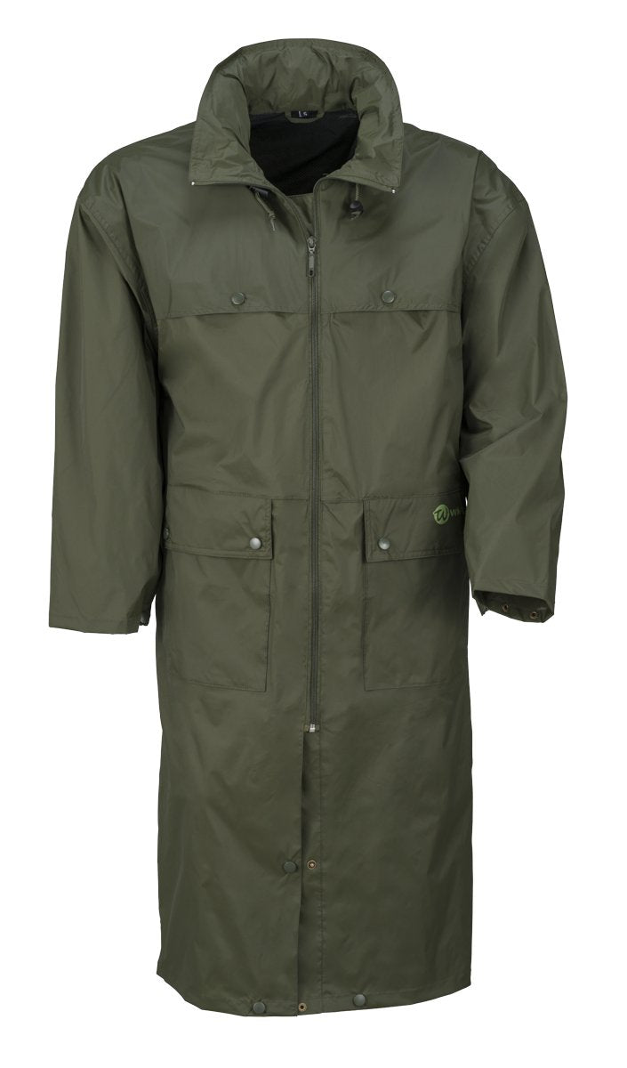 Wäfo Unisex Gmünd Regenmantel XXL oliv, XXL oliv