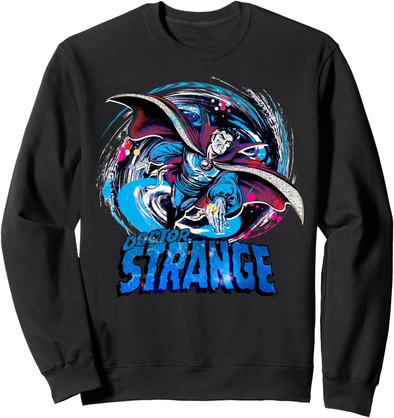 Marvel Doctor Strange Classic Retro Magic Warp Logo Sweatshirt