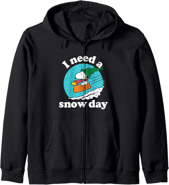 Peanuts - Christmas Snoopy - I Need A Snow Day Kapuzenjacke