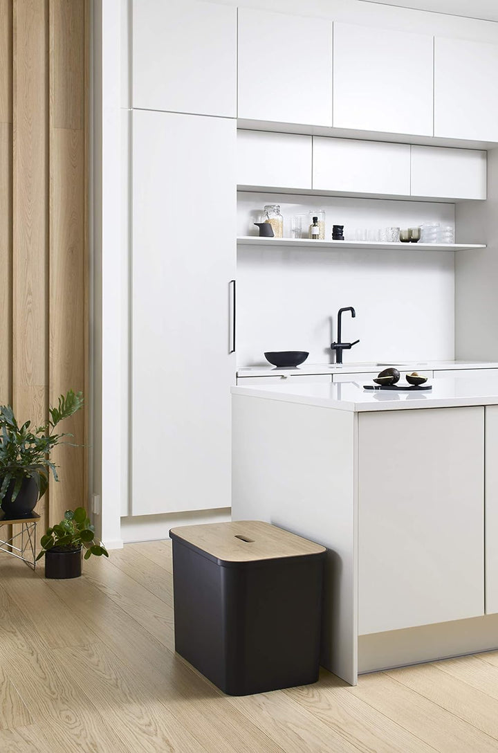 SmartStore - Mülleimer - Recycling - Sammeln Sie 76 Liter - Schwarz