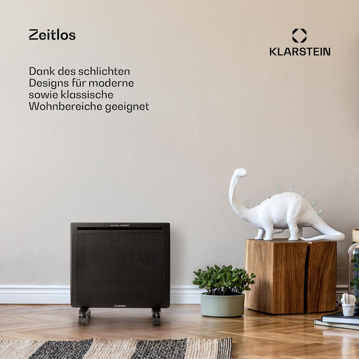Klarstein Hot Spot Slimcurve Double 2-in-1 Heizgerät - Konvektions- und Infrarotheizung, Überhitzung