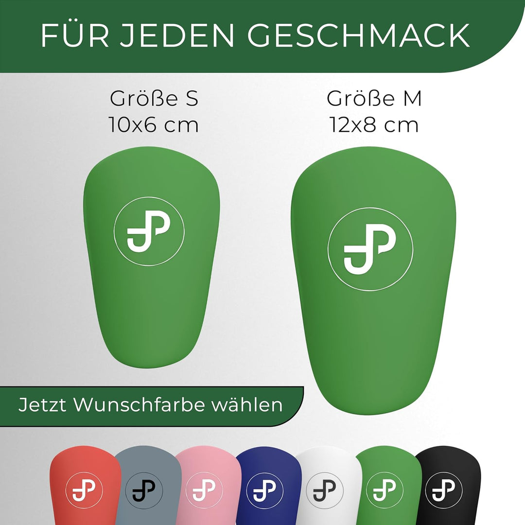 JDP Mini Schienbeinschoner, extra kleine Schienbeinschoner Fussball Herren, Anti-Rutsch Mini Schienb