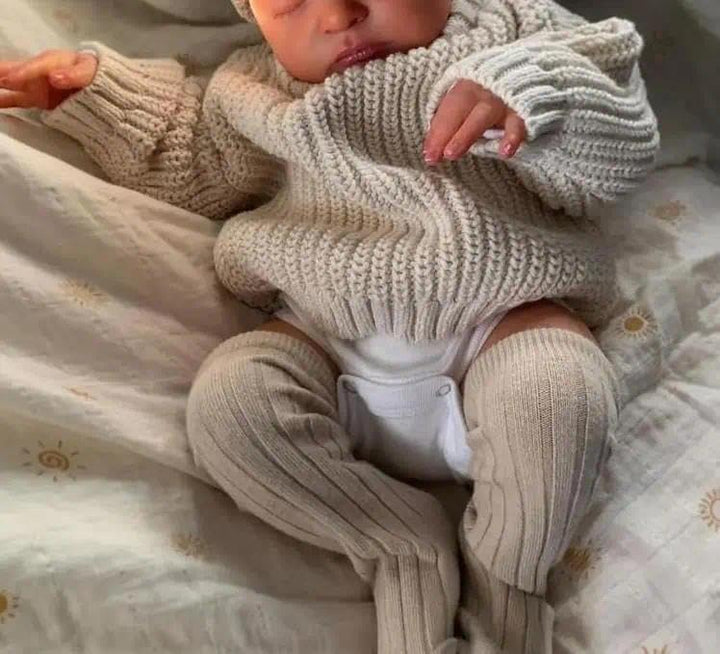 Zero pam Reborn Puppe Lebensecht 50CM, Silikon Baby Puppen Wie Echt Realistisch Newborn Babys Puppe