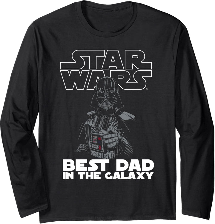 Star Wars Darth Vader Best Dad In The Galaxy Langarmshirt