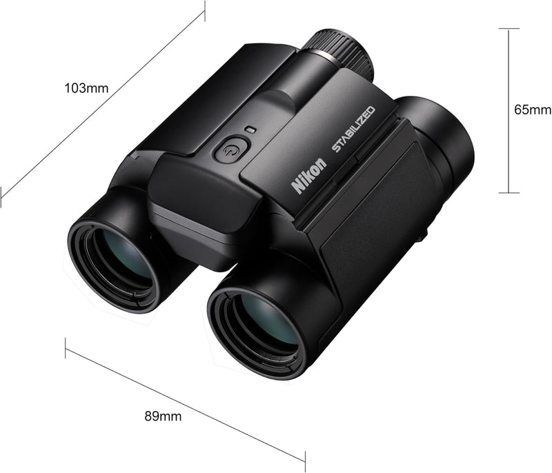 NIKON Fernglas STABILIZED 10X25 S (kompaktes und ultraleichtes Fernglas mit Bildstabilisierung), STA