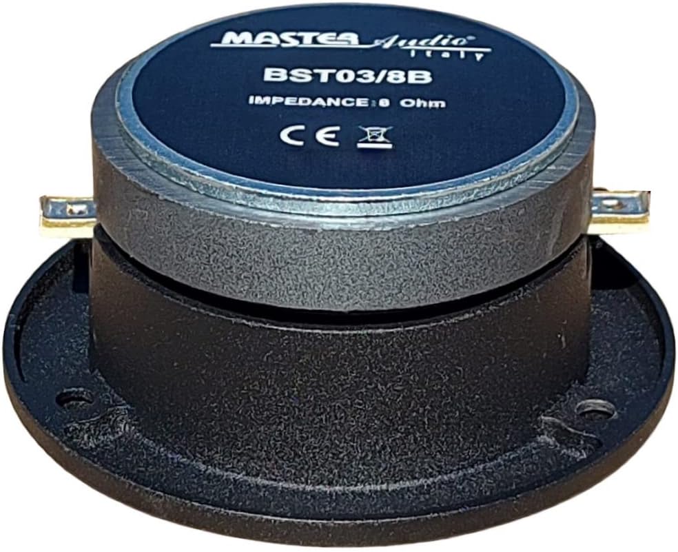 MASTER AUDIO 2 HOCHTÖNER BST03/8B schwarz 175 watt rms 350 Watt max 9,7 cm Durchmesser und 105 db 8