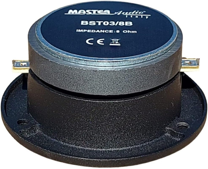MASTER AUDIO 2 HOCHTÖNER BST03/8B schwarz 175 watt rms 350 Watt max 9,7 cm Durchmesser und 105 db 8