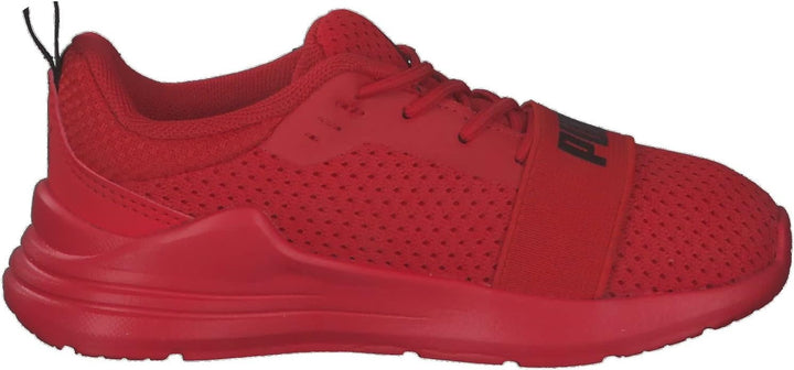 PUMA Unisex Baby Wired Run Ac InfSneaker 19 EU High Risk Red Puma Black, 19 EU High Risk Red Puma Bl